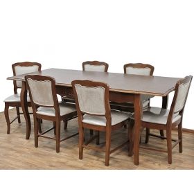Nowy, rozkładany Stół + 6 krzeseł z Kolekcji Premium 111109 + 6 x 111105