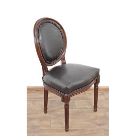 Stylowe Skórzane Krzesło 119130
